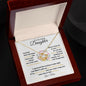 Lovely Daughter from Mom | Love Knot Necklace