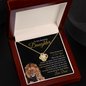 Daughter Never Forget that I Love You | Love Knot Necklace