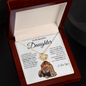 Love Knot Necklace | Beautiful Daughter This Old Lion White Card