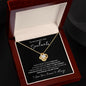 Through My Eyes Smokin' Hot Soulmate | Love Knot Necklace (Black Card)