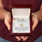 Our Amazing Daughter on Graduation Day | Love Knot Necklace