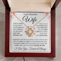 I Can't Live Without You | Love Knot Necklace White Card