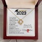 Personalized Class of 2023 | Love Knot Necklace