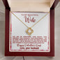 Wife I Am So Grateful | Love knot Necklace