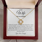 You Are Enough Wife | Love Knot Necklace