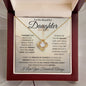 Daughter Straighten Your Crown | Love Knot Necklace