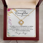 My Amazing Daughter on Graduation Day | Love Knot Necklace