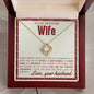 To My Devoted Wife | Love Knot Necklace