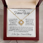 To My Loving Future Wife | Love Knot Necklace