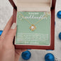 My Heart Loves You Granddaughter | Love Knot Necklace