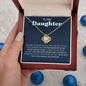 Daughter, I Carry You with Me Always | Love Knot Necklace