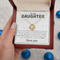 I'd Give Anything Daughter | Love Knot Necklace