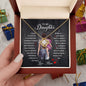 Dance in the Rain | Love Knot Necklace Love Mom (Dark Background)