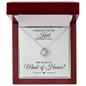Maid of Honor Love Knot Necklace