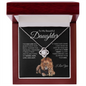 Proud to be Your Dad | Love Knot Necklace Black Card