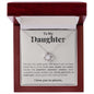 Daughter You're Beautiful in Every Way | Love Knot Necklace