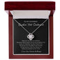 To My Stunning Smokin' Hot Soulmate | Love Knot Necklace (Black Card)