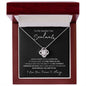 Through My Eyes Smokin' Hot Soulmate | Love Knot Necklace (Black Card)