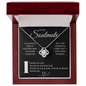 Soulmate | I Found Love Knot Necklace (Block)