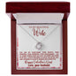 Wife I Am So Grateful | Love knot Necklace