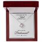 Bridesmaid Love Knot Necklace