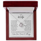Wife Our Love is a Beautiful Journey | Love Knot Necklace