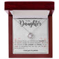 I Love you to Pieces Daughter | Love Knot Necklace