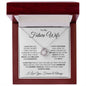 To My Future Wife, I Love You | Love Knot Necklace
