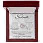To My Soulmate, I Love You | Love Knot Necklace