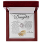 Beautiful Daughter | Lion Face to Face Love Knot Necklace