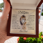 To My Daughter I Promise to Love you | Love Knot Necklace