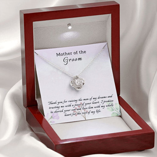 Mother of the Groom Thank You | Love Knot Necklace