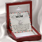 To My Mom Airmail Love Your Daughter | Love Knot Necklace