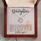 Cheers To My daughter | Love Knot Necklace