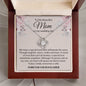 Beautiful Mom Wedding Day | Love Knot Necklace