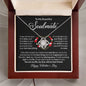 Happy Valentine's Day Beautiful Soulmate | Love Knot Necklace