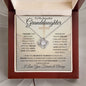 Granddaughter I Love You Forever | Love Knot Necklace