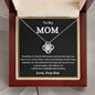 To My Mom Love Your Son | Love Knot Necklace