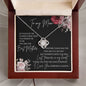 To My Mom Thank You for the Love | Love Knot Necklace