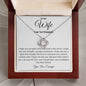 You Are Enough Wife | Love Knot Necklace