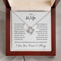 Wife Our Love is a Beautiful Journey | Love Knot Necklace