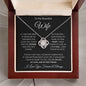 Wife In Your Eyes | Love Knot Necklace