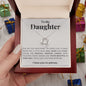 Daughter You're Beautiful in Every Way | Love Knot Necklace