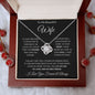 Wife In Your Eyes | Love Knot Necklace