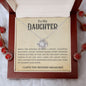 Smart Talented Beautiful Daughter | Love Knot Necklace