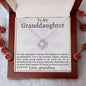 Sweetest, Kindest, Funniest Granddaughter | Love Knot Necklace