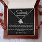 You Are Enough Soulmate | Love Knot Necklace Black Card