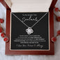 Through My Eyes Smokin' Hot Soulmate | Love Knot Necklace (Black Card)