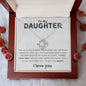 I'd Give Anything Daughter | Love Knot Necklace