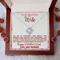 Wife I Am So Grateful | Love knot Necklace